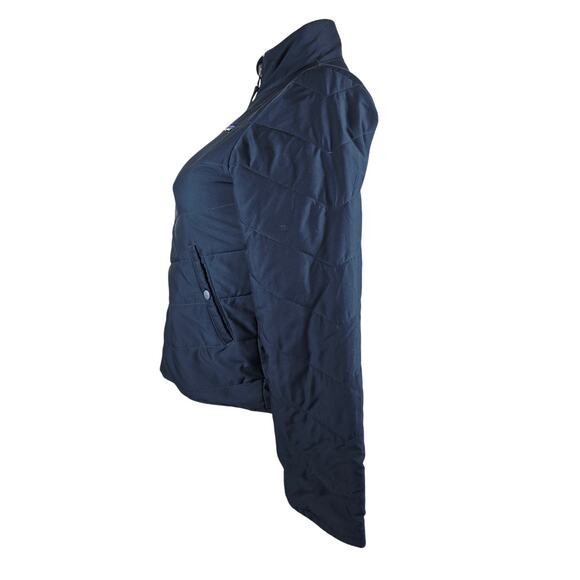 Patagonia Reversible Ready Freddy Hoody Jacket Navy Blue Fleece Boys M 10 - Picture 2 of 8